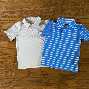 Boys Under Armour Polos size 6